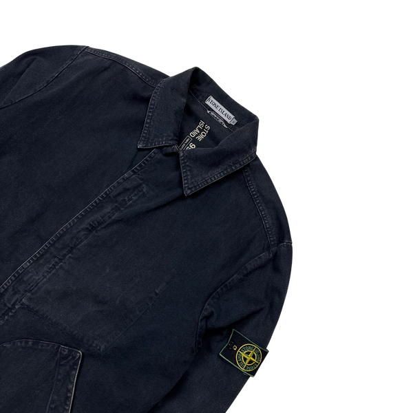 Stone Island Vintage 1995 Thick Italian Denim Jacket - Medium