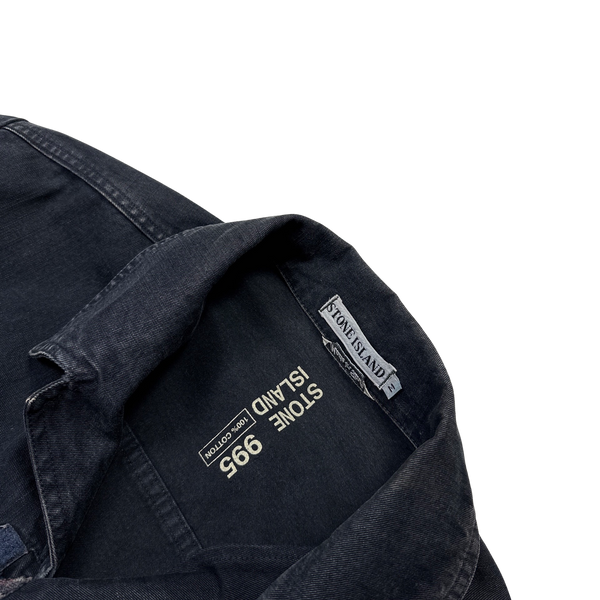 Stone Island Vintage 1995 Thick Italian Denim Jacket - Medium