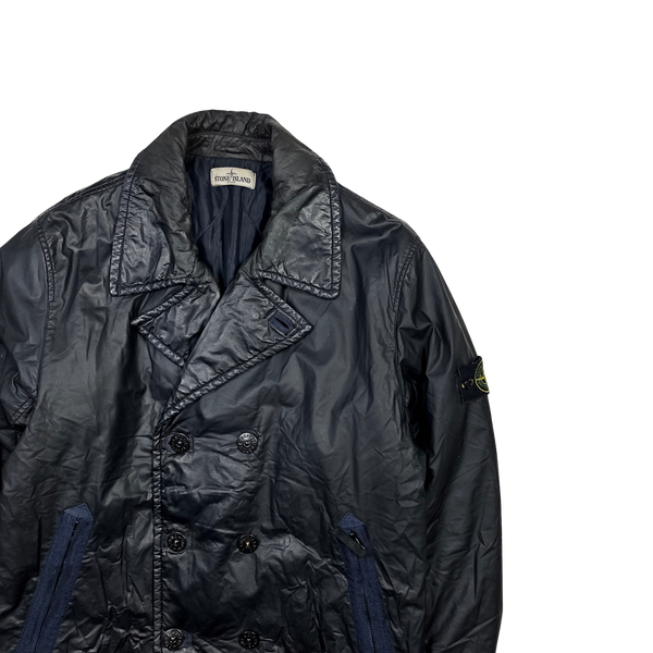 Stone Island 2012 Navy 30th Anni Mussola Gommata Jacket - Medium