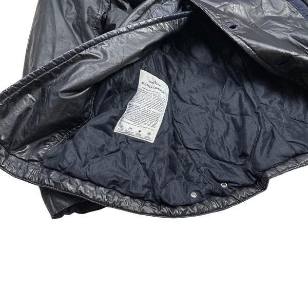Stone Island 2012 Navy 30th Anni Mussola Gommata Jacket - Medium