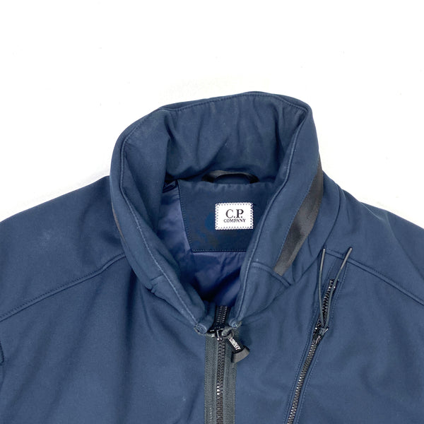 CP Company Navy Padded Soft Shell Jacket