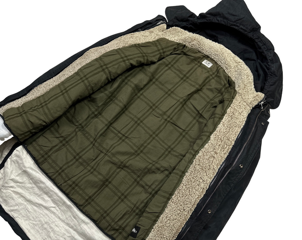 CP Company Vintage 2005 Shearling Lined Down Filled Parka - XXL