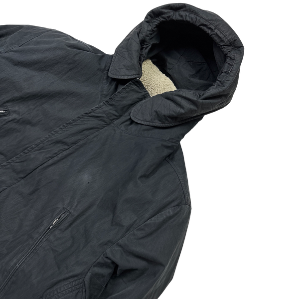 CP Company Vintage 2005 Shearling Lined Down Filled Parka - XXL