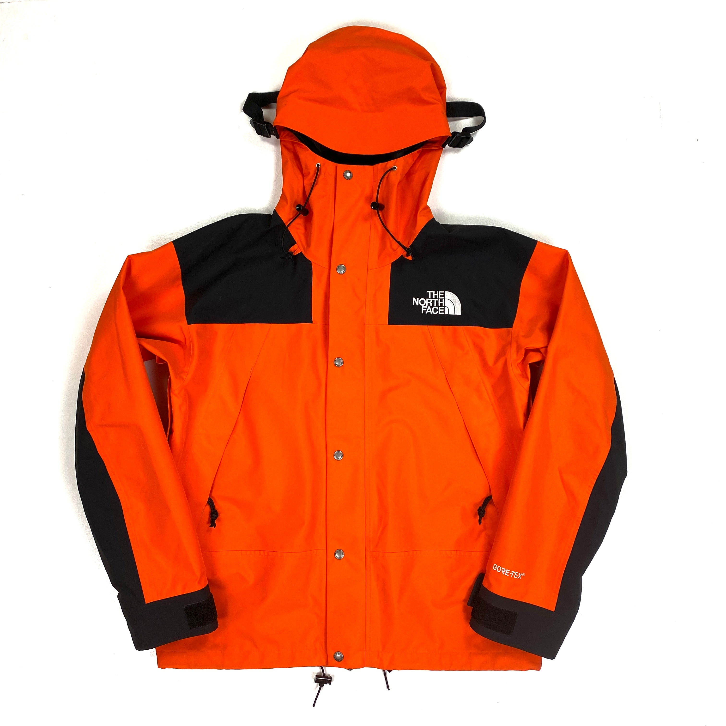 North Face Orange Gore Tex Hooded Jacket Mat s Island