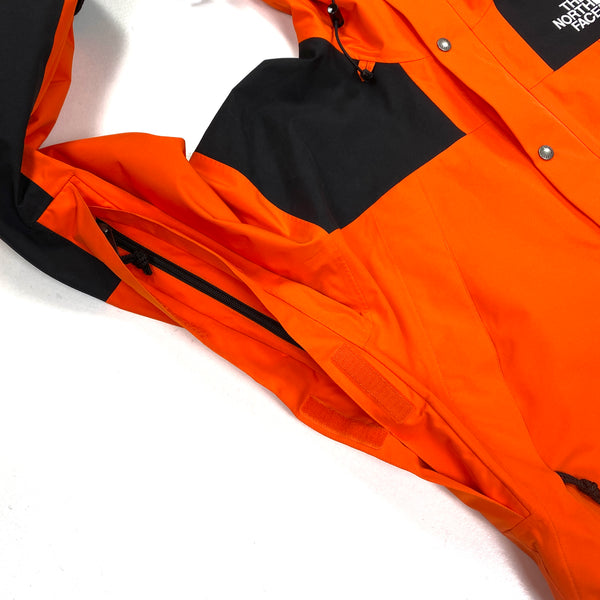 North Face Orange Gore Tex Hooded Jacket