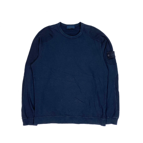 Stone Island Navy Ghost Crewneck Sweatshirt