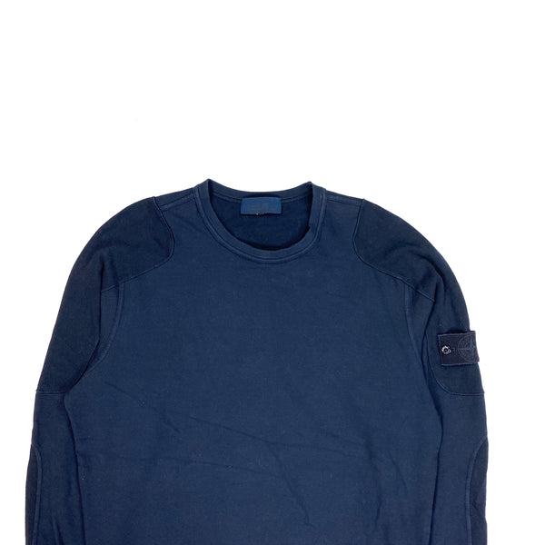 Stone Island Navy Ghost Crewneck Sweatshirt