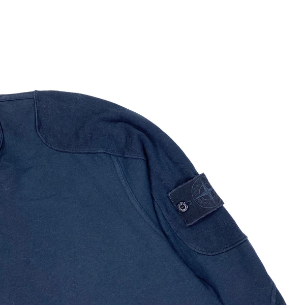 Stone Island Navy Ghost Crewneck Sweatshirt