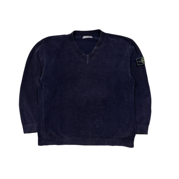 Stone Island Vintage 1999 Navy Knitted Jumper