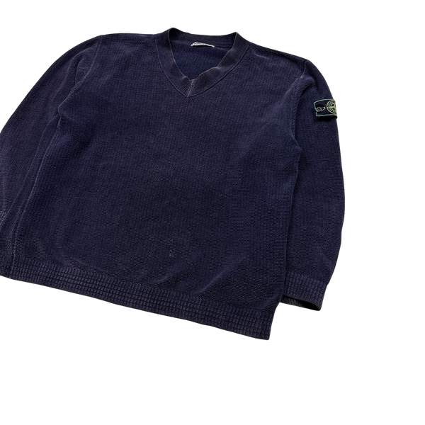 Stone Island Vintage 1999 Navy Knitted Jumper
