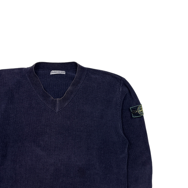 Stone Island Vintage 1999 Navy Knitted Jumper