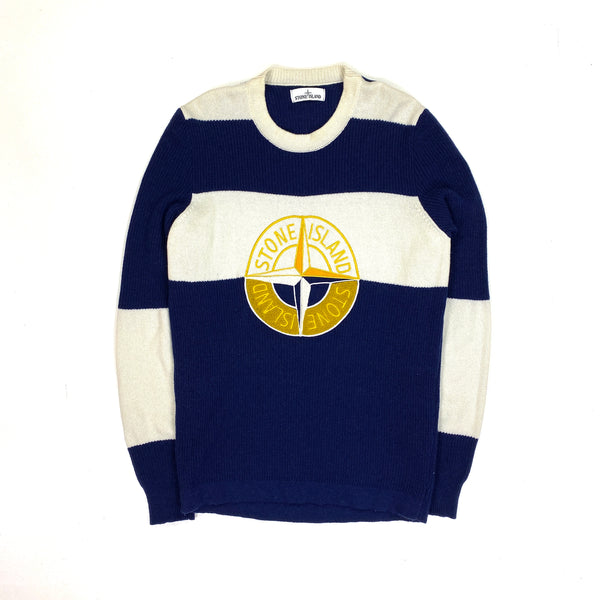 Stone Island Embroidered Logo Knit