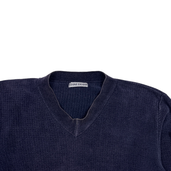 Stone Island Vintage 1999 Navy Knitted Jumper