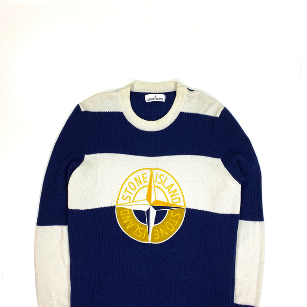 Stone Island Embroidered Logo Knit