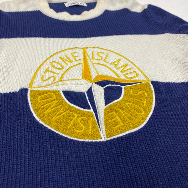 Stone Island Embroidered Logo Knit