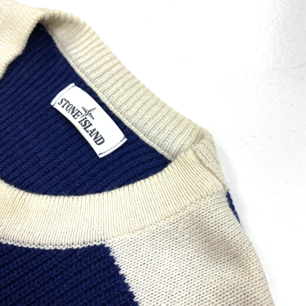 Stone Island Embroidered Logo Knit