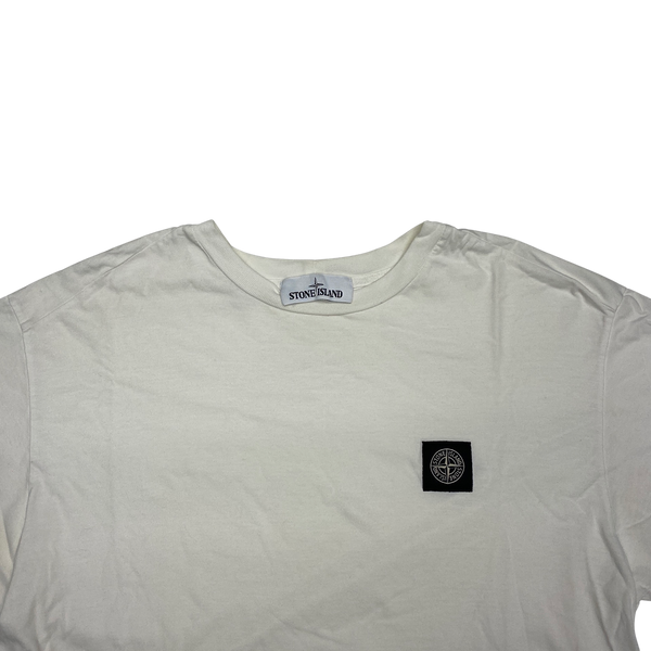 Stone Island 2018 White Cotton T Shirt