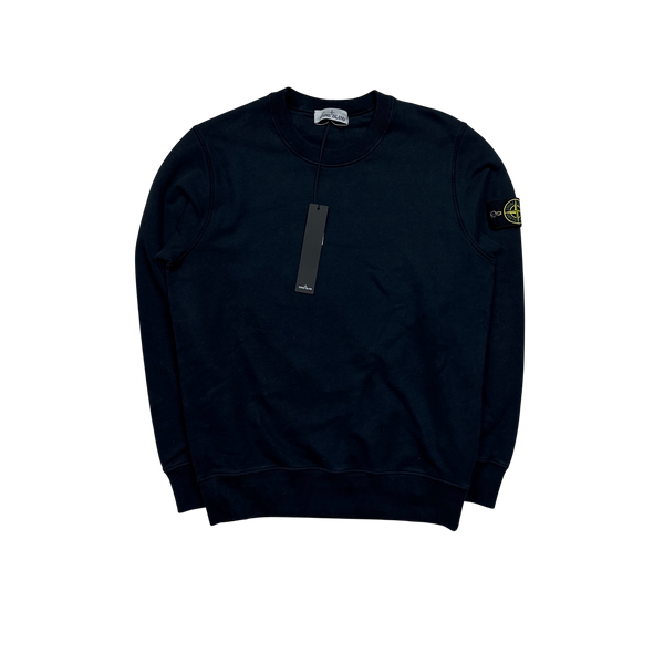 Stone Island 2022 Navy Crewneck Sweatshirt - Medium