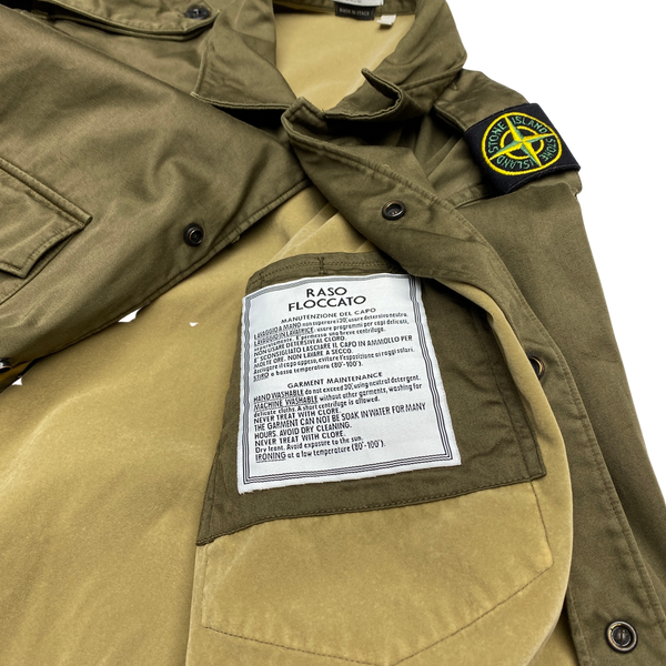 Stone Island 2005 Raso Floccato Overshirt