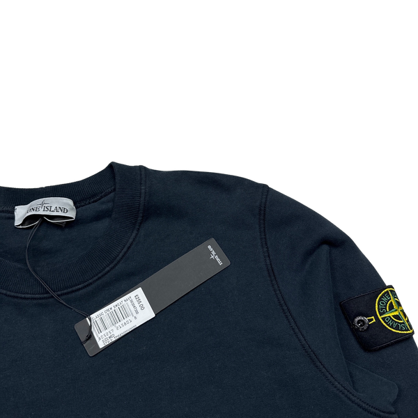 Stone Island 2022 Navy Crewneck Sweatshirt - Medium