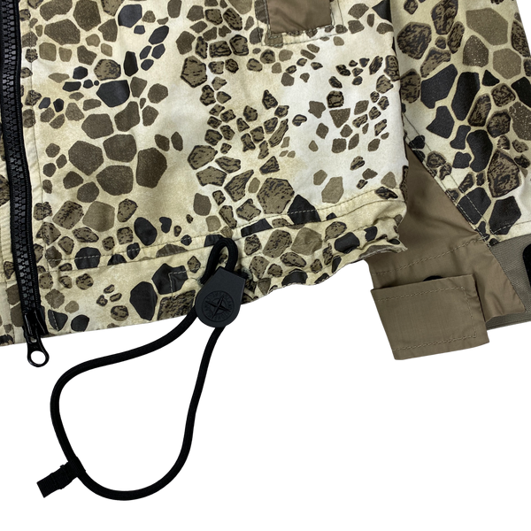 Stone Island Alligator Camo Light Cotton Nylon Jacket