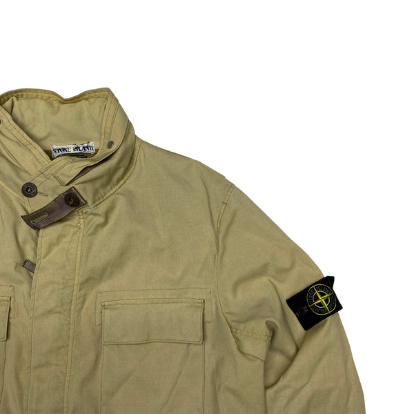 Stone Island 2002 Laminated Lino Flax Jacket
