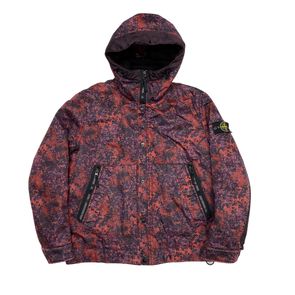 Stone island red camo jacket outlet
