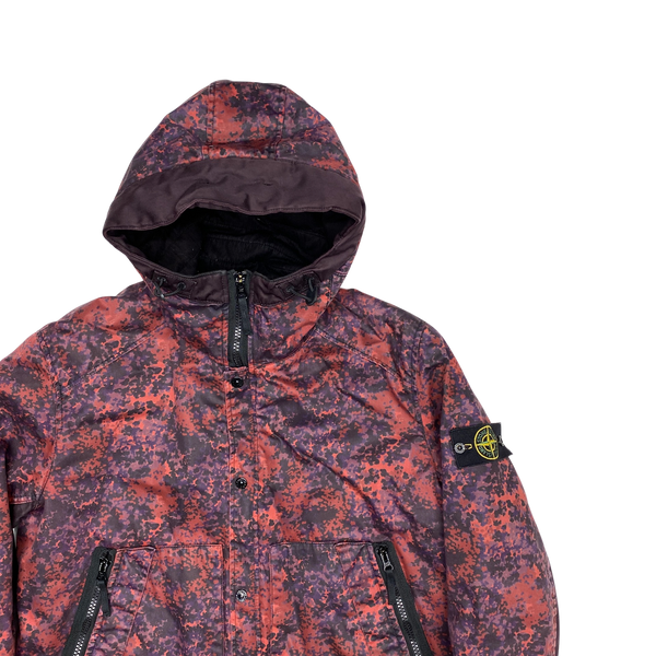 Stone Island 2013 Raso Gommato Red Camo Print OVD Jacket