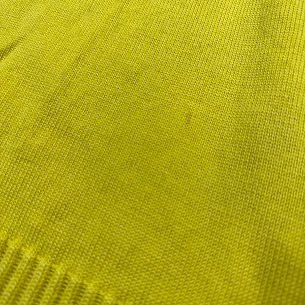 Stone Island Yellow Roll Neck Knitted Pullover - Medium