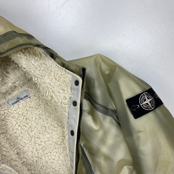Stone Island Sherling Lined Poly Cover Jacket