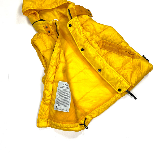 Stone Island 30th Anniversary Yellow Down Filled Body Warmer