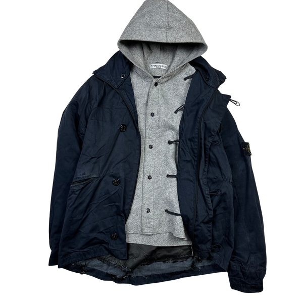 Stone Island 2008 Raso Duel Layer Dutch Rope Jacket - Large