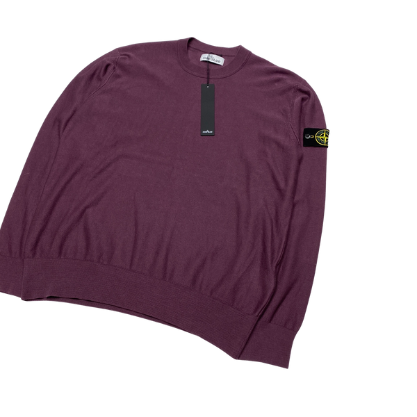Stone Island 2022 Purple Lightweight Knit