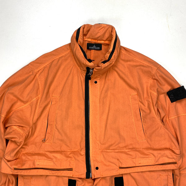 Stone Island Orange Hollowcore Shadow Project Jacket