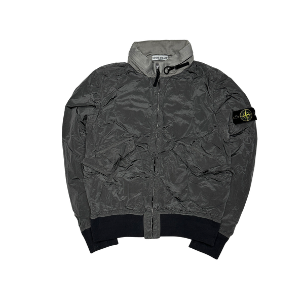 Stone Island 2010 Silver Nylon Metal Jacket