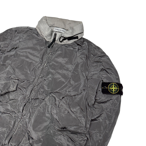 Stone Island 2010 Silver Nylon Metal Jacket