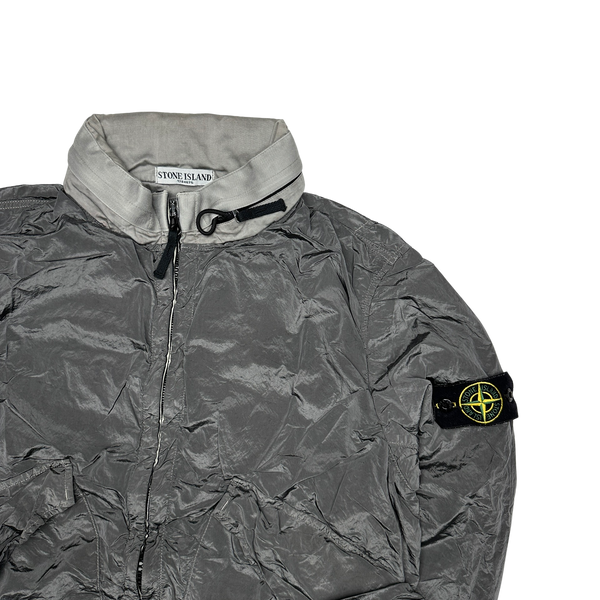 Stone Island 2010 Silver Nylon Metal Jacket