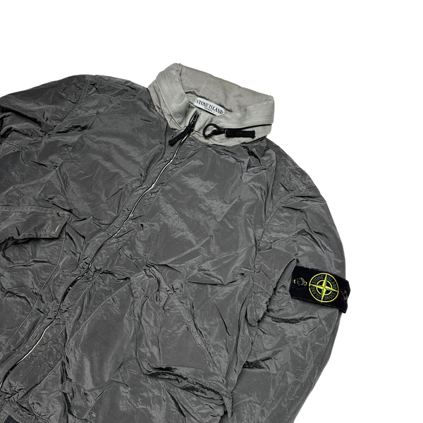 Stone Island 2010 Silver Nylon Metal Jacket