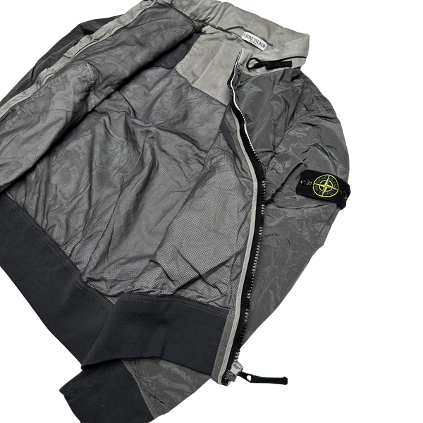 Stone Island 2010 Silver Nylon Metal Jacket