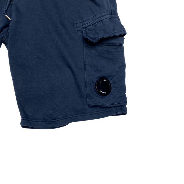 CP Company Navy Cotton Lens Viewer Shorts