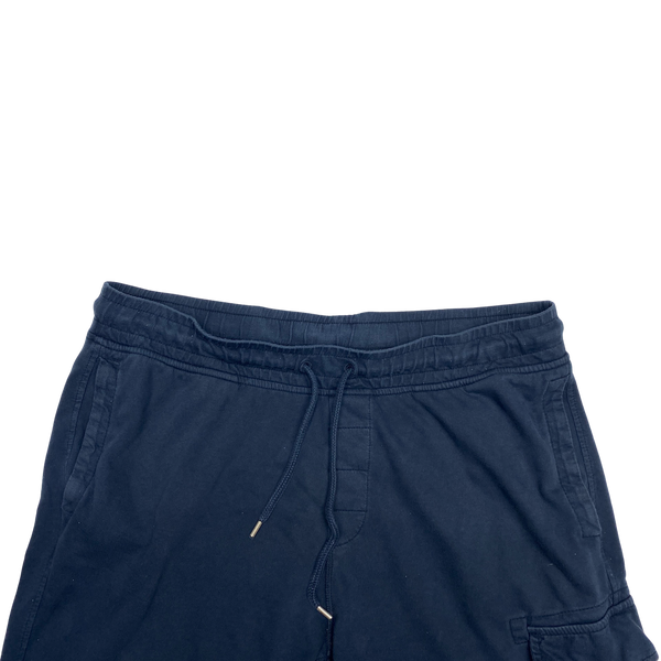 CP Company Navy Cotton Lens Viewer Shorts