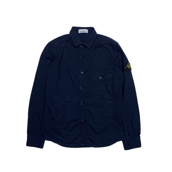 Stone Island 2014 Navy Thick Cotton Shirt