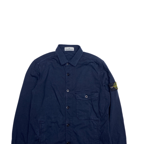 Stone Island 2014 Navy Thick Cotton Shirt
