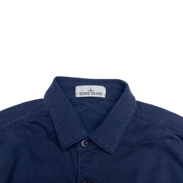 Stone Island 2014 Navy Thick Cotton Shirt