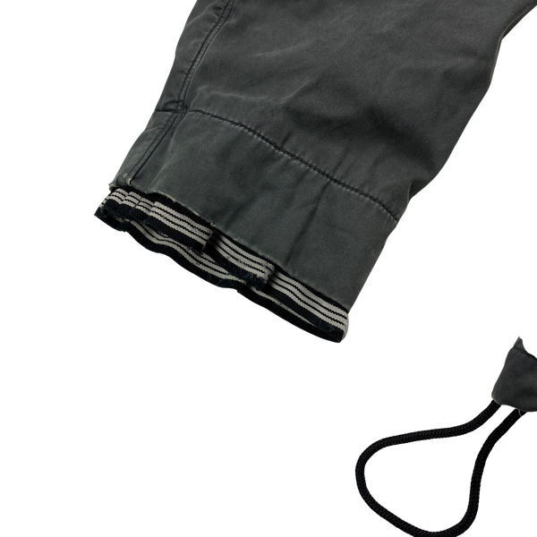 Stone Island 2004 Dark Grey Raso Floccato Riot Mask Sniper Jacket