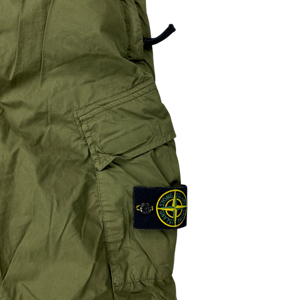 Stone Island 2021 Khaki Regular Tapered Cargo Trousers