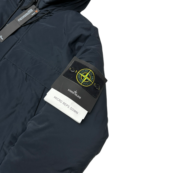 Stone Island Dark Navy 2020 Down Filled Micro Reps Jacket – Mat