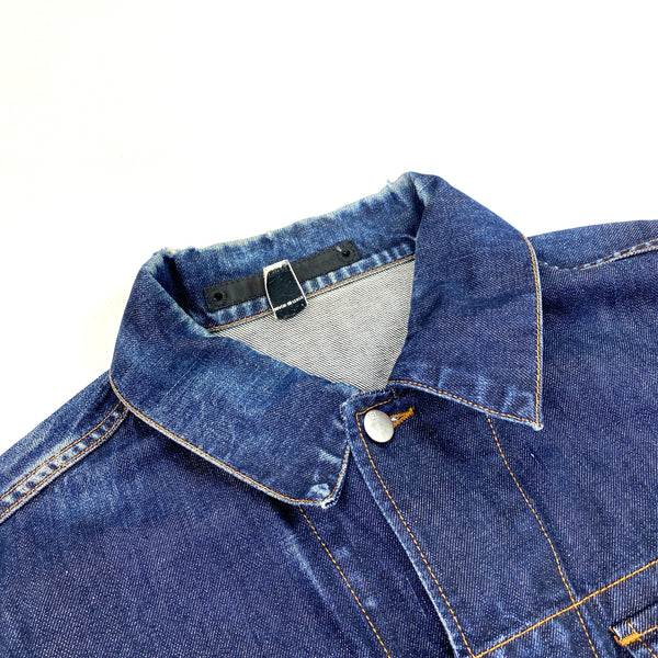Stone Island Thick Cotton Denim Jacket