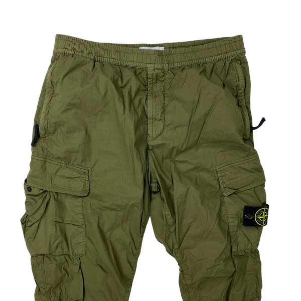 Stone Island 2021 Khaki Regular Tapered Cargo Trousers