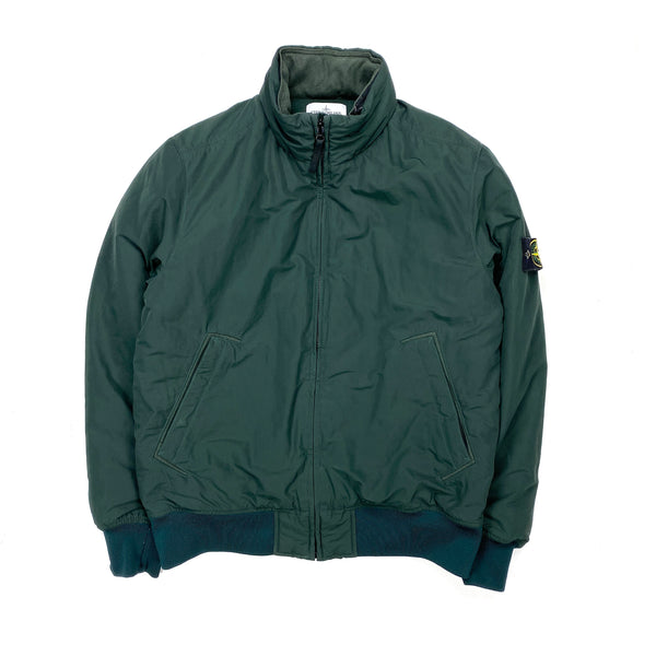 Stone Island Green Micro Reps Primaloft Lined Jacket